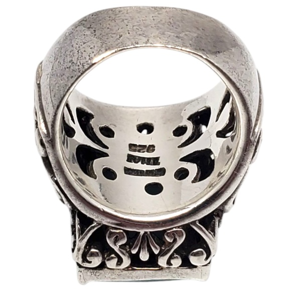 Barse Sterling Silver Turquoise Gemstone Ring Size 7 #21004 - Picture 4 of 11